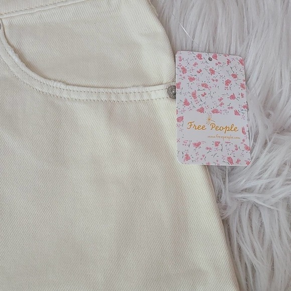 NWT Free People Denim Mini skirt - Picture 5 of 11